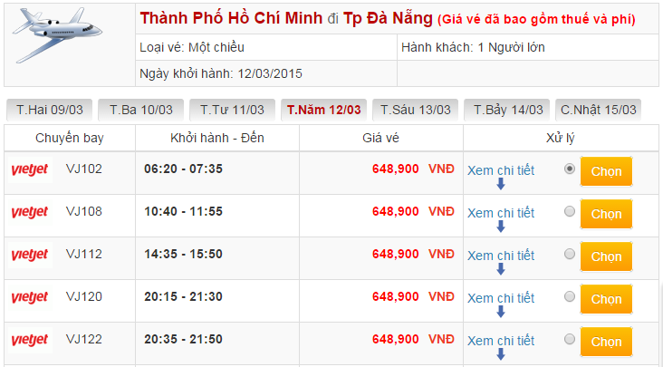 Đại lý vé máy bay Vietjet Air ở tại Đà Nẵng