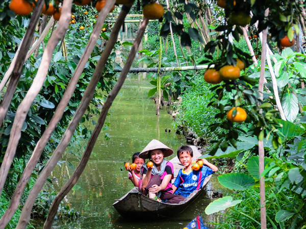 Cảnh đẹp miệt vườn ở Vĩnh Long