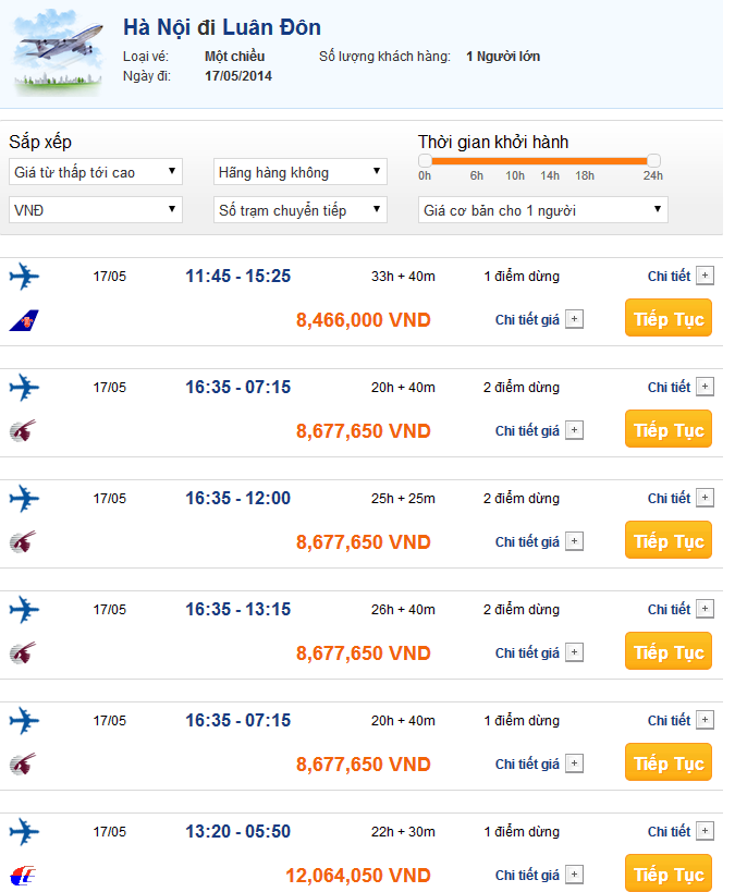 vé máy bay từ Hà Nội đi Anh