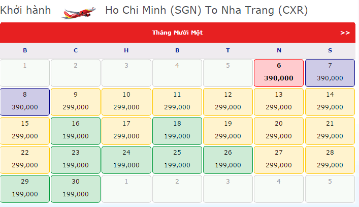 Đại lý vé máy bay Vietjet Air ở tại Nha Trang